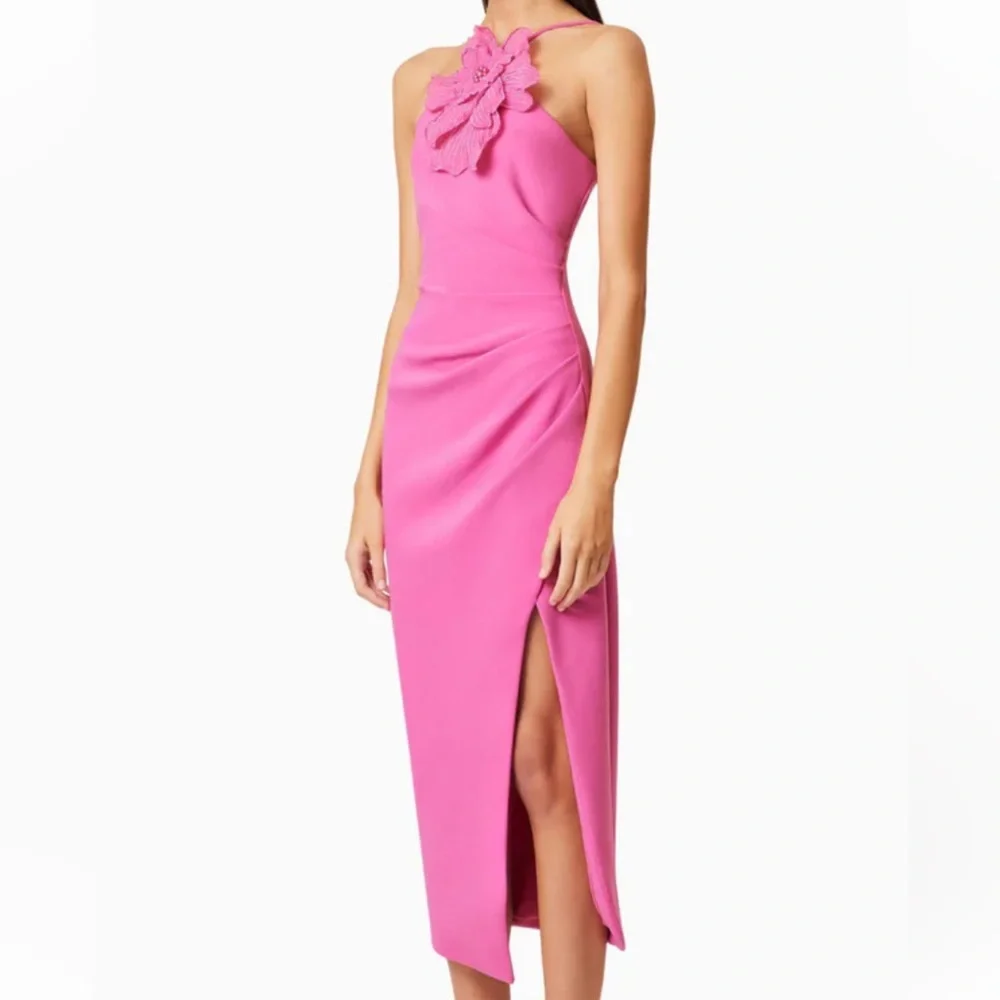 NWT 🩷 ELLIATT Janelle 3D Midi Dress - Picture 3 of 13